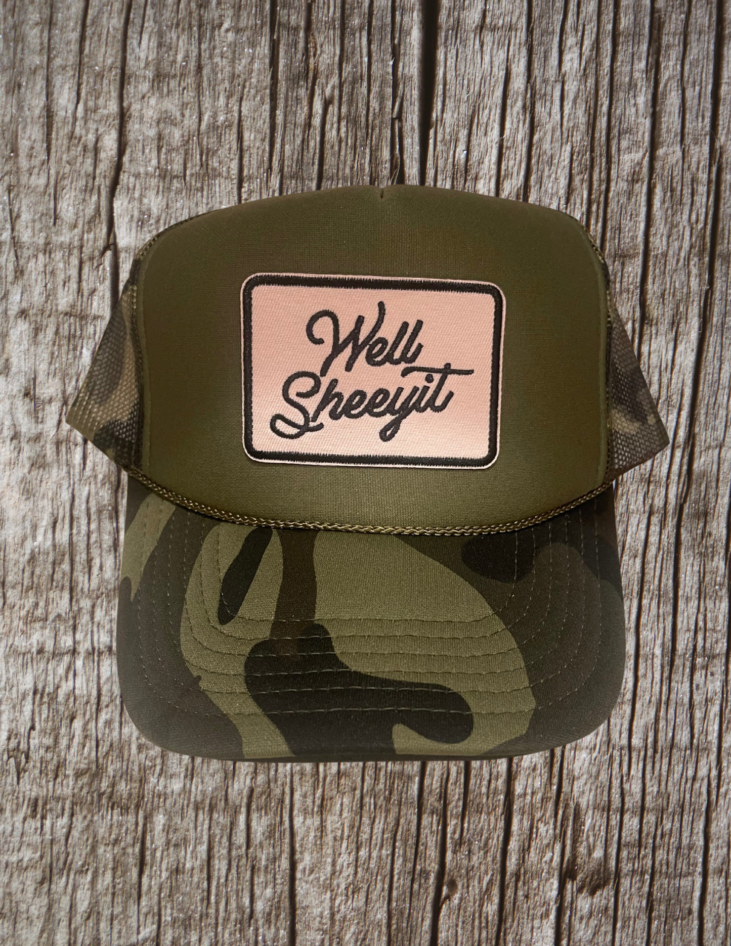 Well Sheeyit Camo Hat