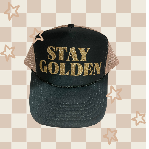 Stay Golden Trucker Hat